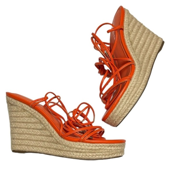 Marc Fisher Women’s KYLE Wrap
Bright Orange Wedges Brand New! Size 8.5 - Picture 3 of 8